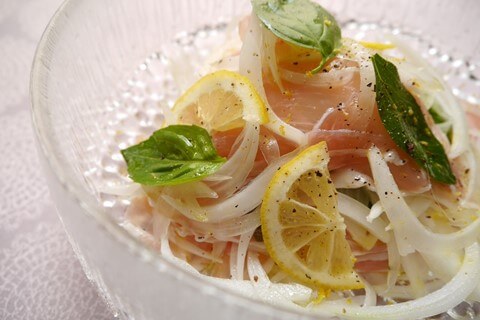 玉ねぎとハムのサラダ和え 写真